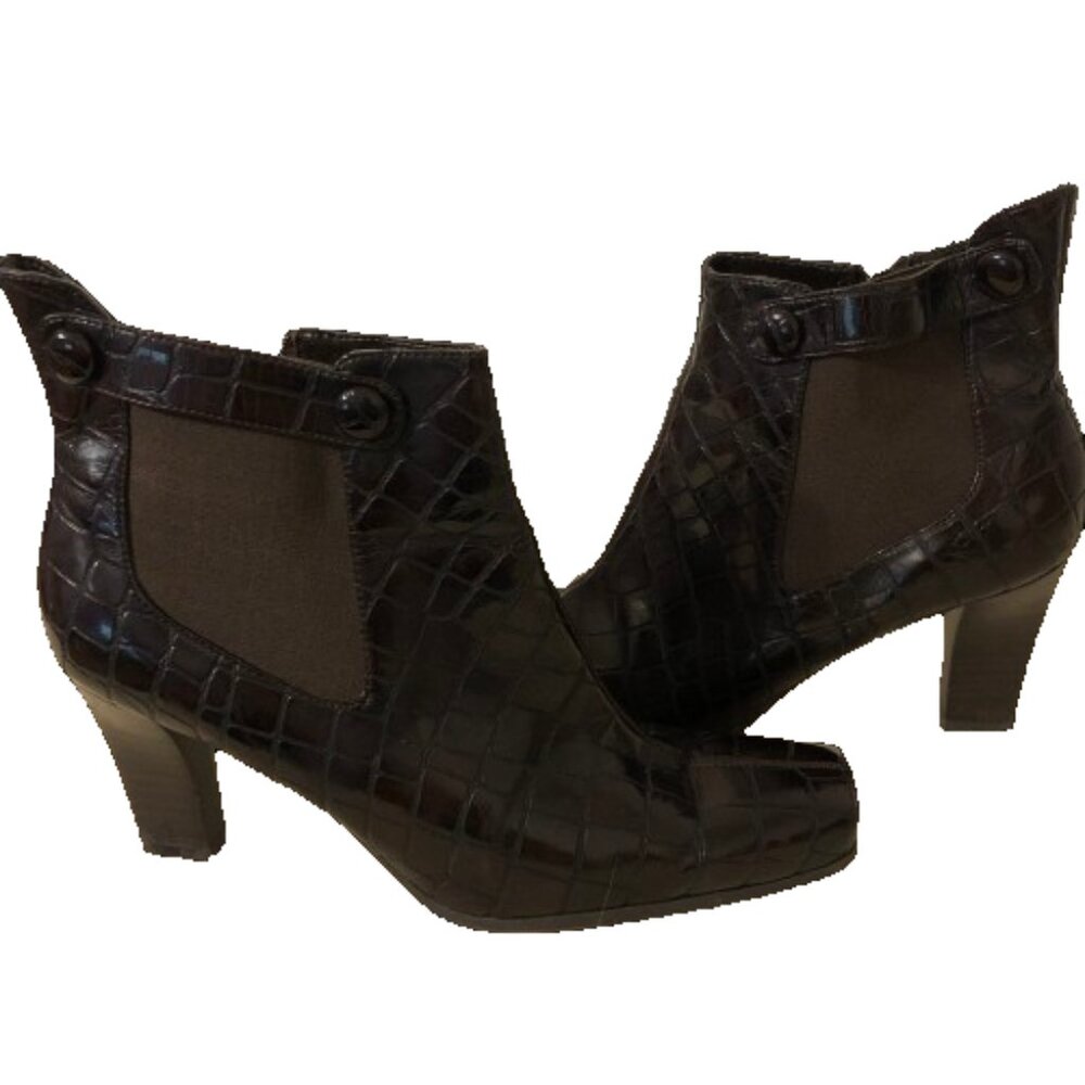 Franc Sarto "Cleo" #22769200 Brown Ankle Boots ~ Size 7.5 🌸